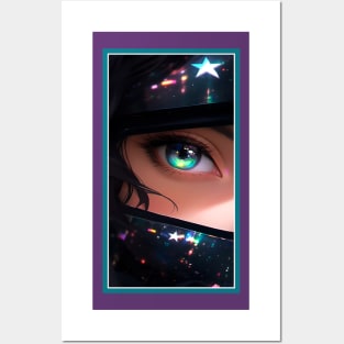 Anime Girl Eye | Quality Anime Artwork | Anime Aesthetic | Manga Anime Art Posters and Art